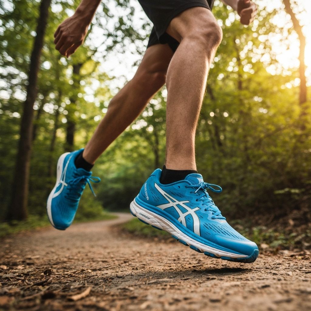 running shoes action 1